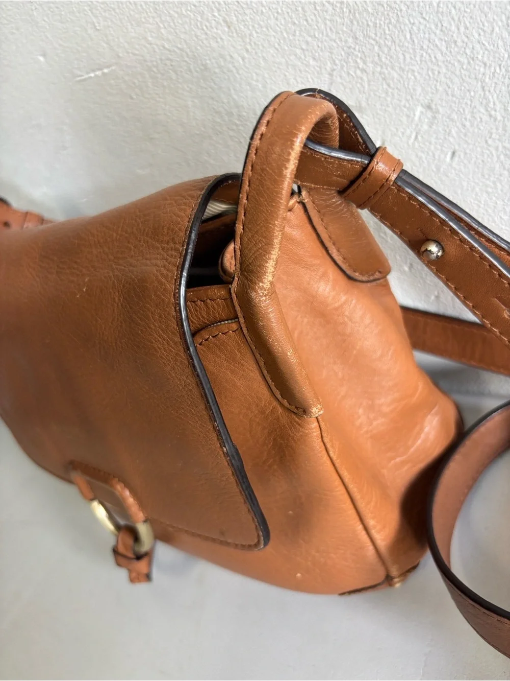 Radley London Lambeth Mews Tan Leather Crossbody Bag